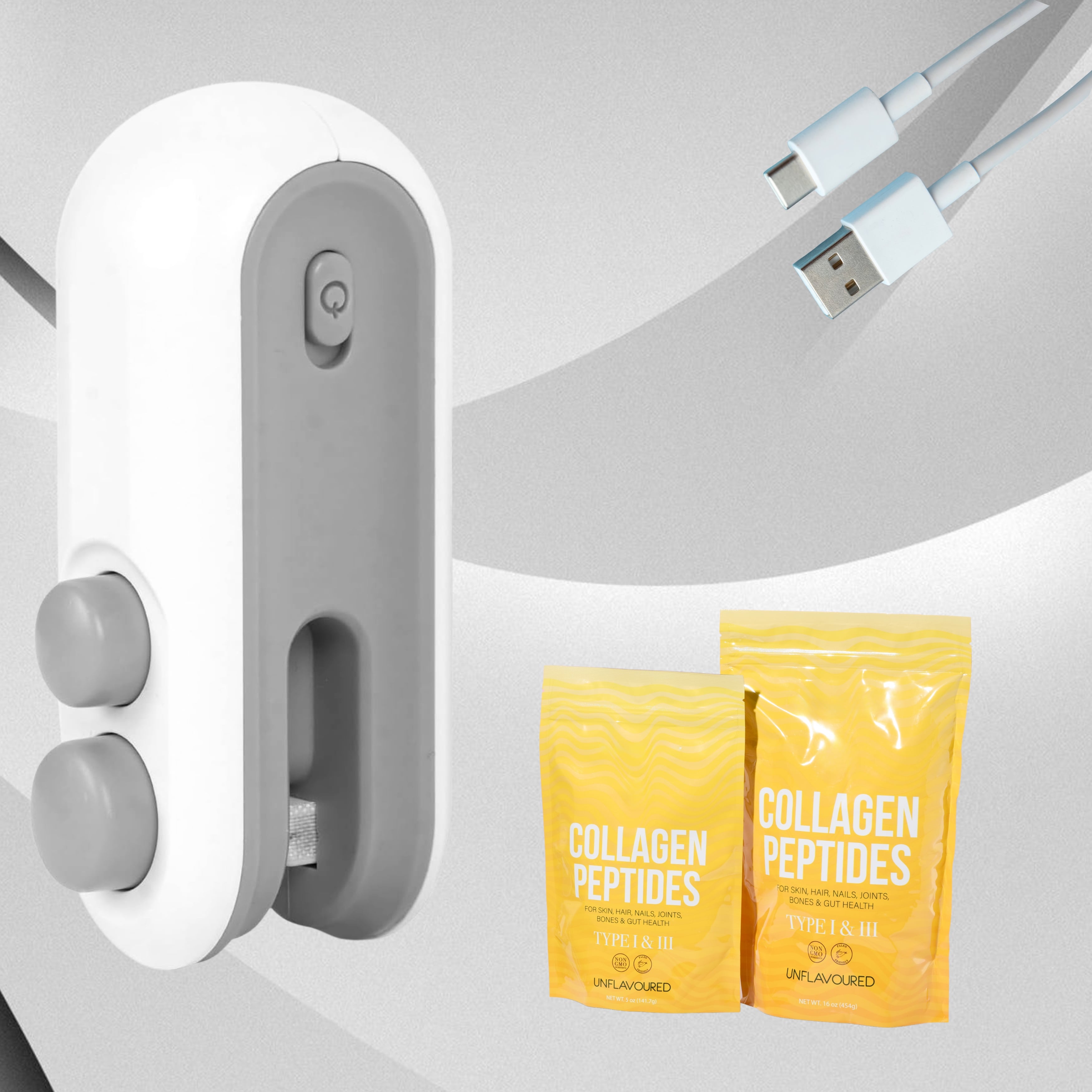 2-in-1 Portable Sealer – Seal & Preserve Freshness Effortlessly, Easy to Use Anytime Anywhere