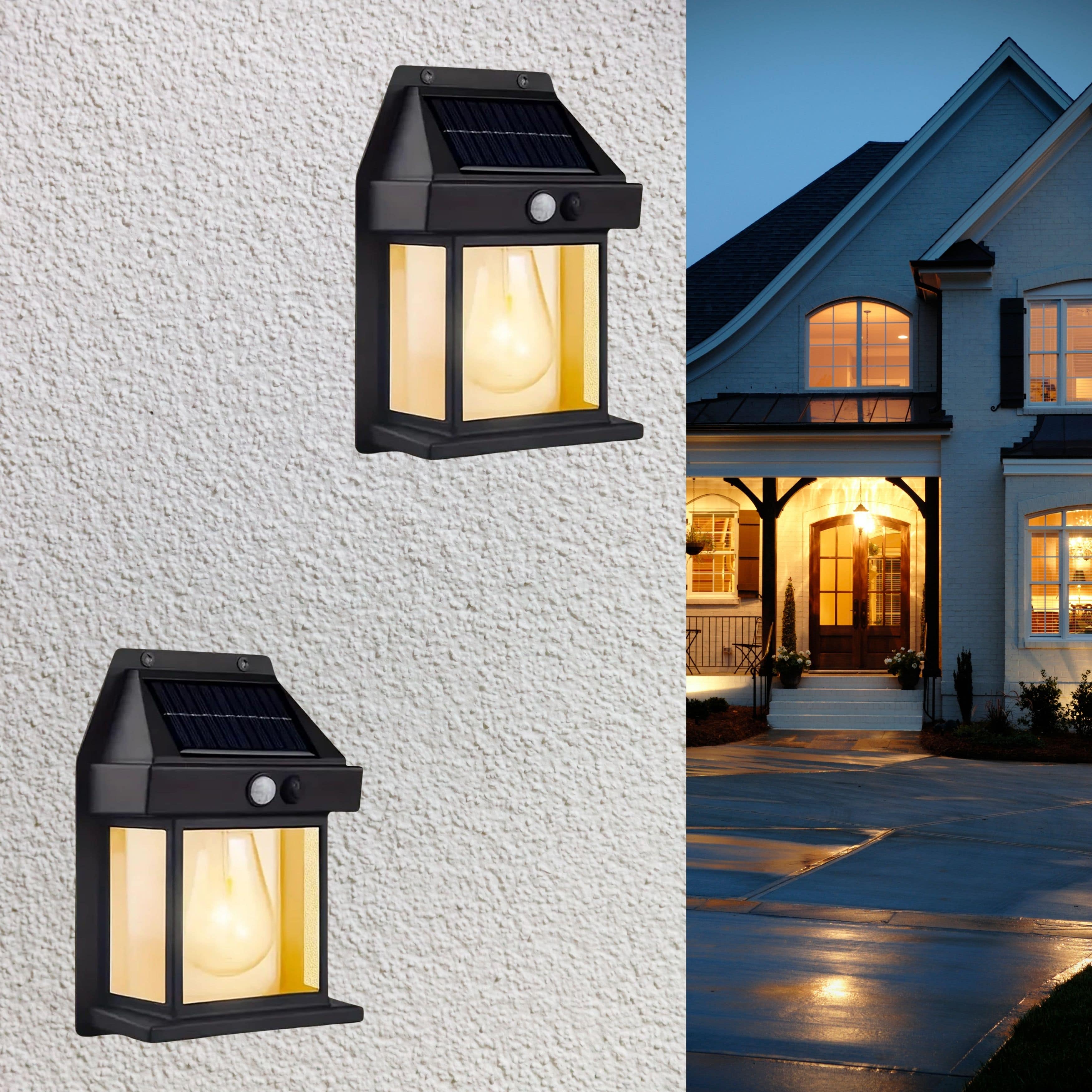 Solar Lamp – Eco-Friendly & Portable Lighting Solution - Illuminate your space sustainably with this solar-powered lamp—perfect for outdoor use, gardens, balconies, or emergency lighting. # Pack of 2