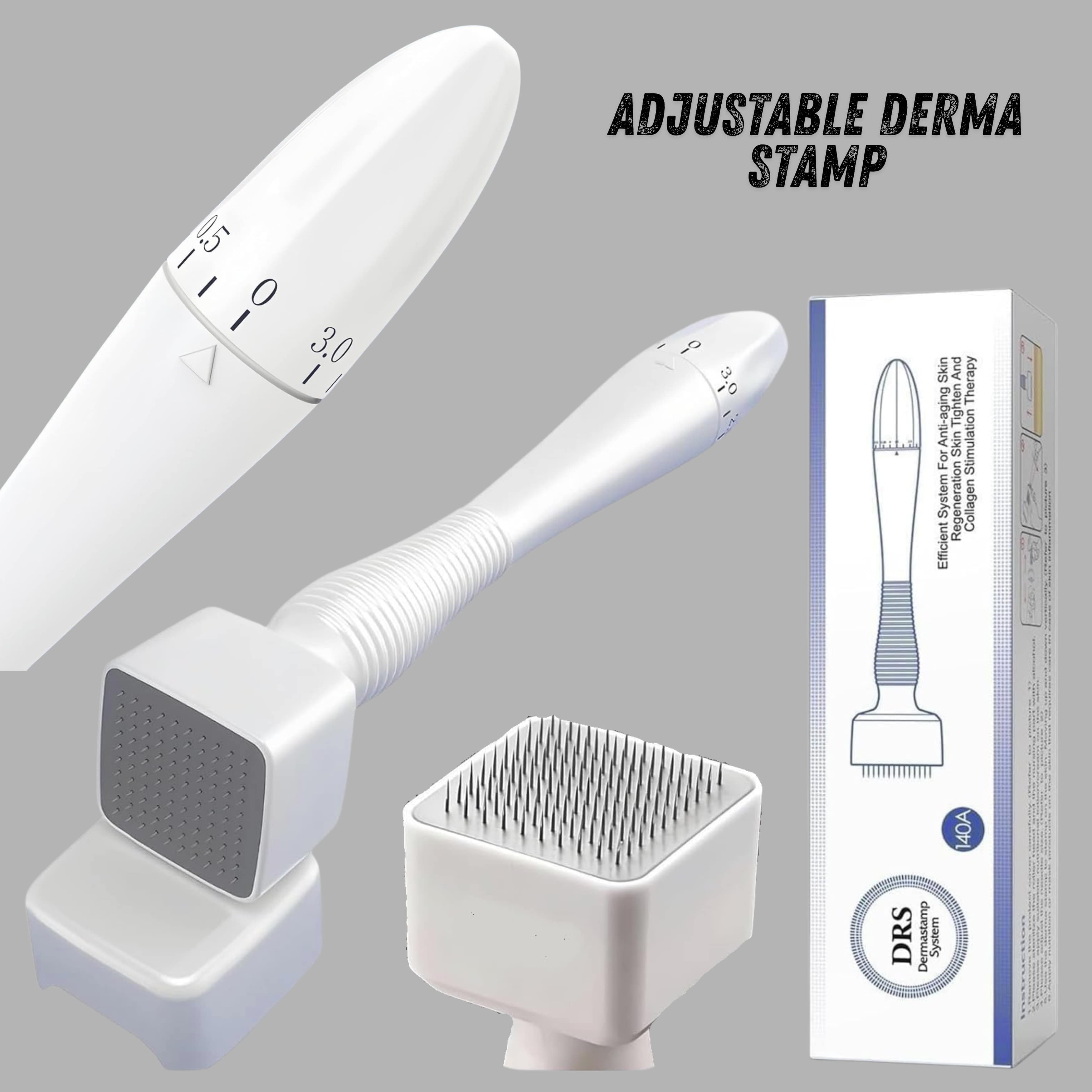 Derma Stamp – Professional Skin Care Tool for Rejuvenation, Revitalize your skin with the Derma Stamp, designed for professional-quality micro-needling