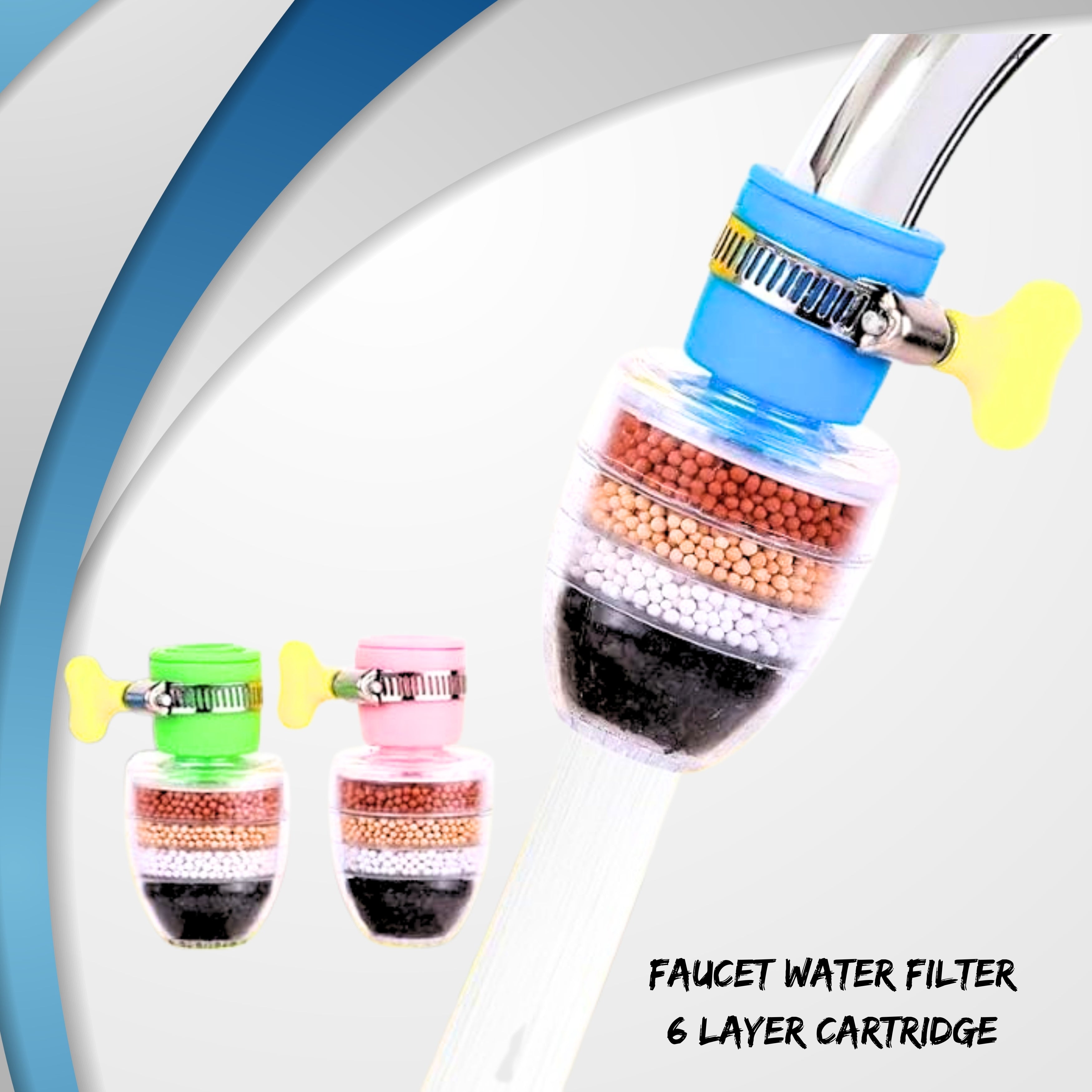 5-Layered Purification Water Faucet – Clean & Safe Drinking Water Instantly # Pack of 3