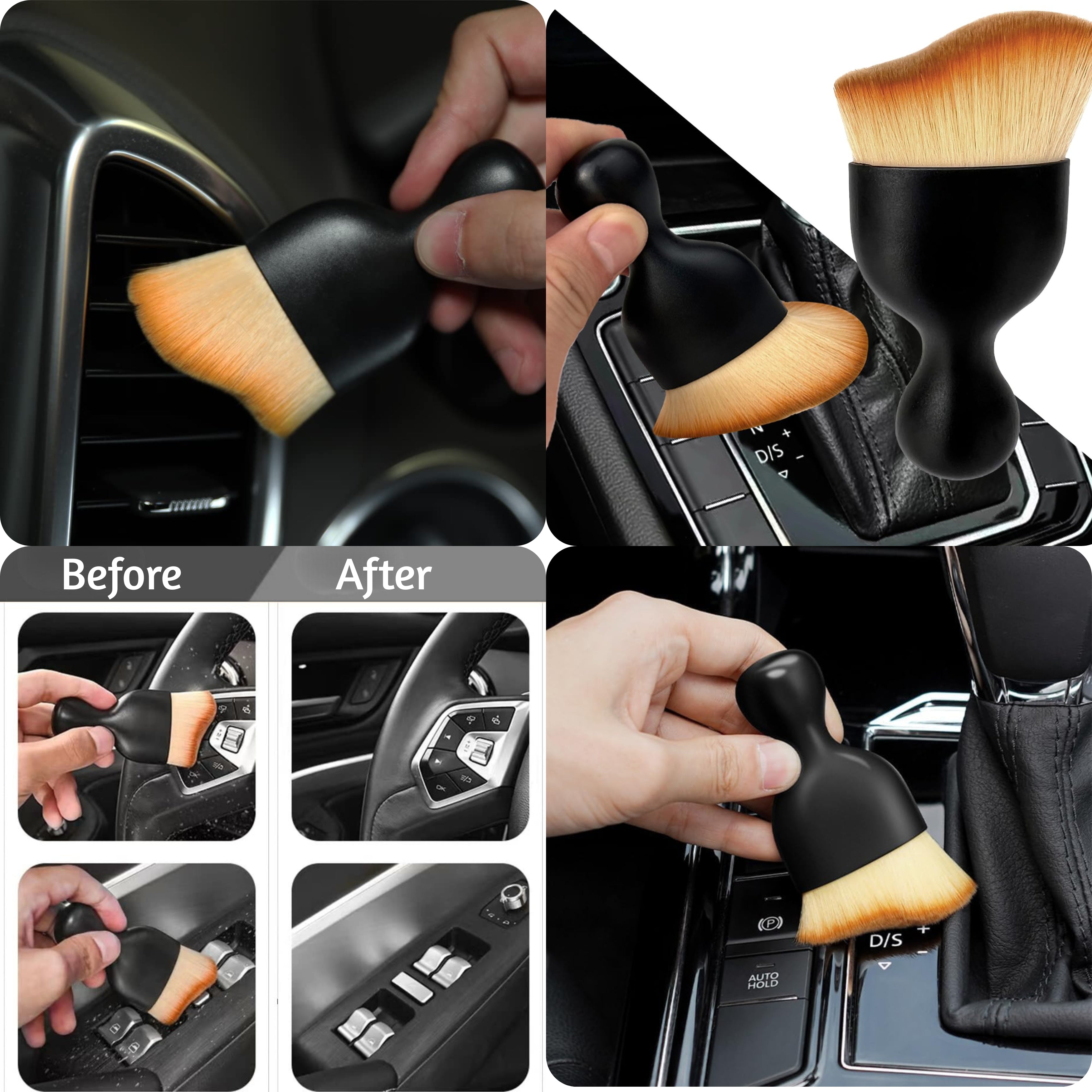 Multipurpose Soft Bristle Brush – Gentle, Effective & Easy Cleaning # Pack of 3