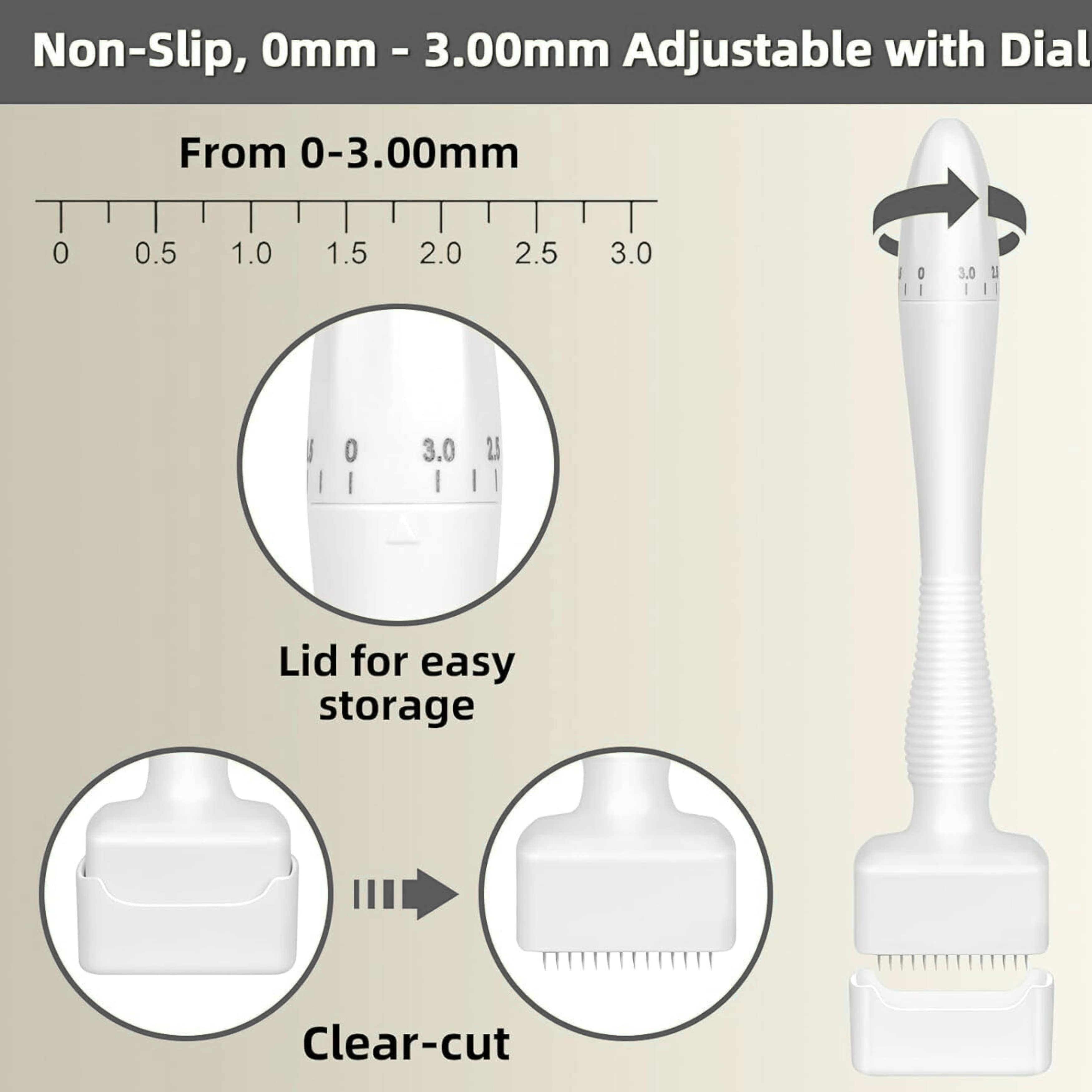 Derma Stamp – Professional Skin Care Tool for Rejuvenation, Revitalize your skin with the Derma Stamp, designed for professional-quality micro-needling