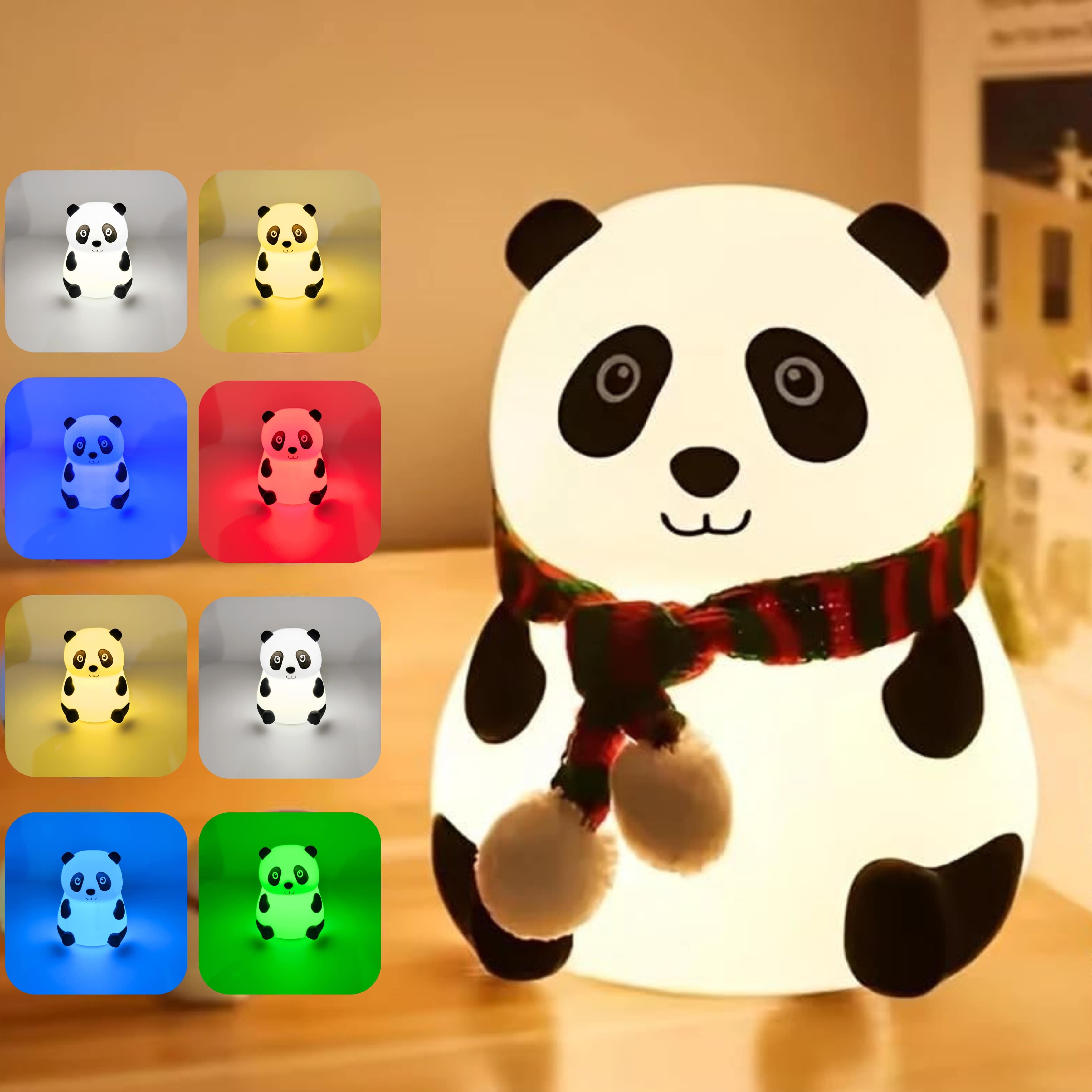 Cute Panda Lamp – Soft Glow Night Light for Kids & Home, Add a touch of cuteness and warmth with this Panda Lamp—perfect for children’s rooms, nurseries, or cozy corners.
