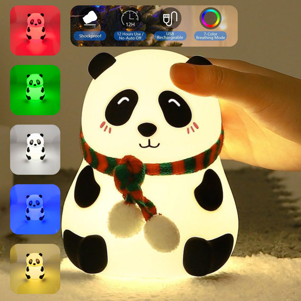 Cute Panda Lamp – Soft Glow Night Light for Kids & Home, Add a touch of cuteness and warmth with this Panda Lamp—perfect for children’s rooms, nurseries, or cozy corners.