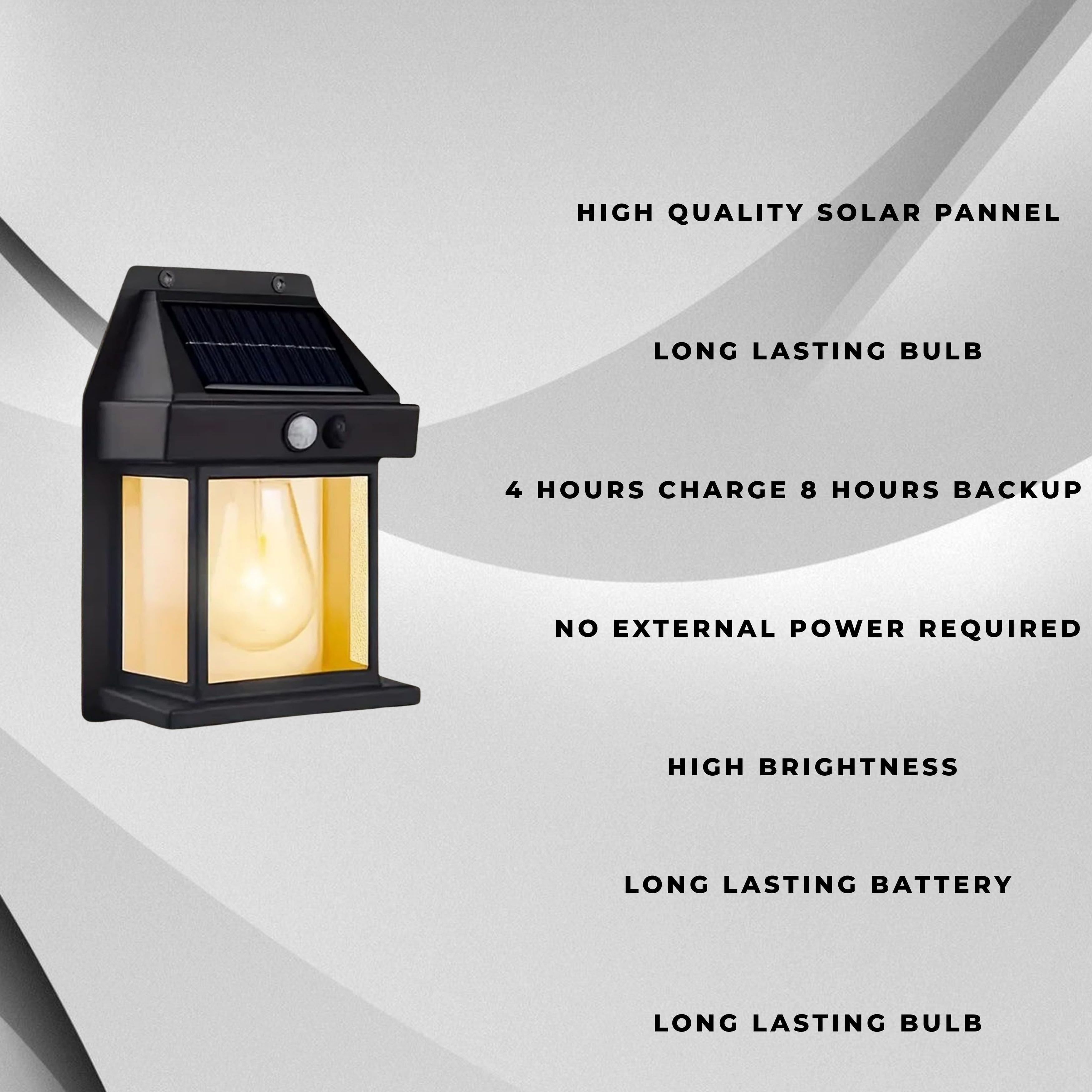 Solar Lamp – Eco-Friendly & Portable Lighting Solution - Illuminate your space sustainably with this solar-powered lamp—perfect for outdoor use, gardens, balconies, or emergency lighting. # Pack of 2