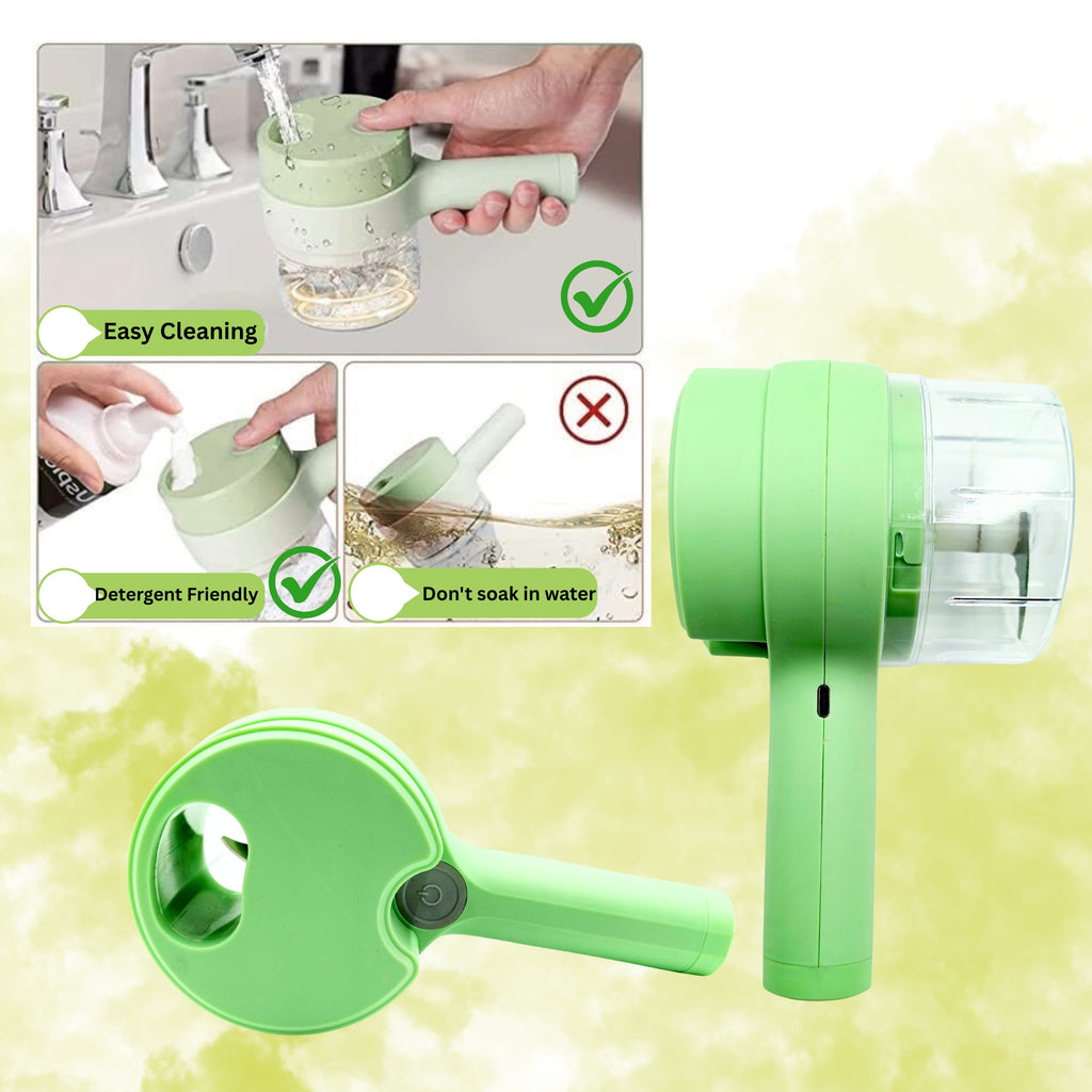 4-in-1 Vegetable Chopper – Quick & Easy Cooking - Chop, dice, slice, and grate your vegetables effortlessly