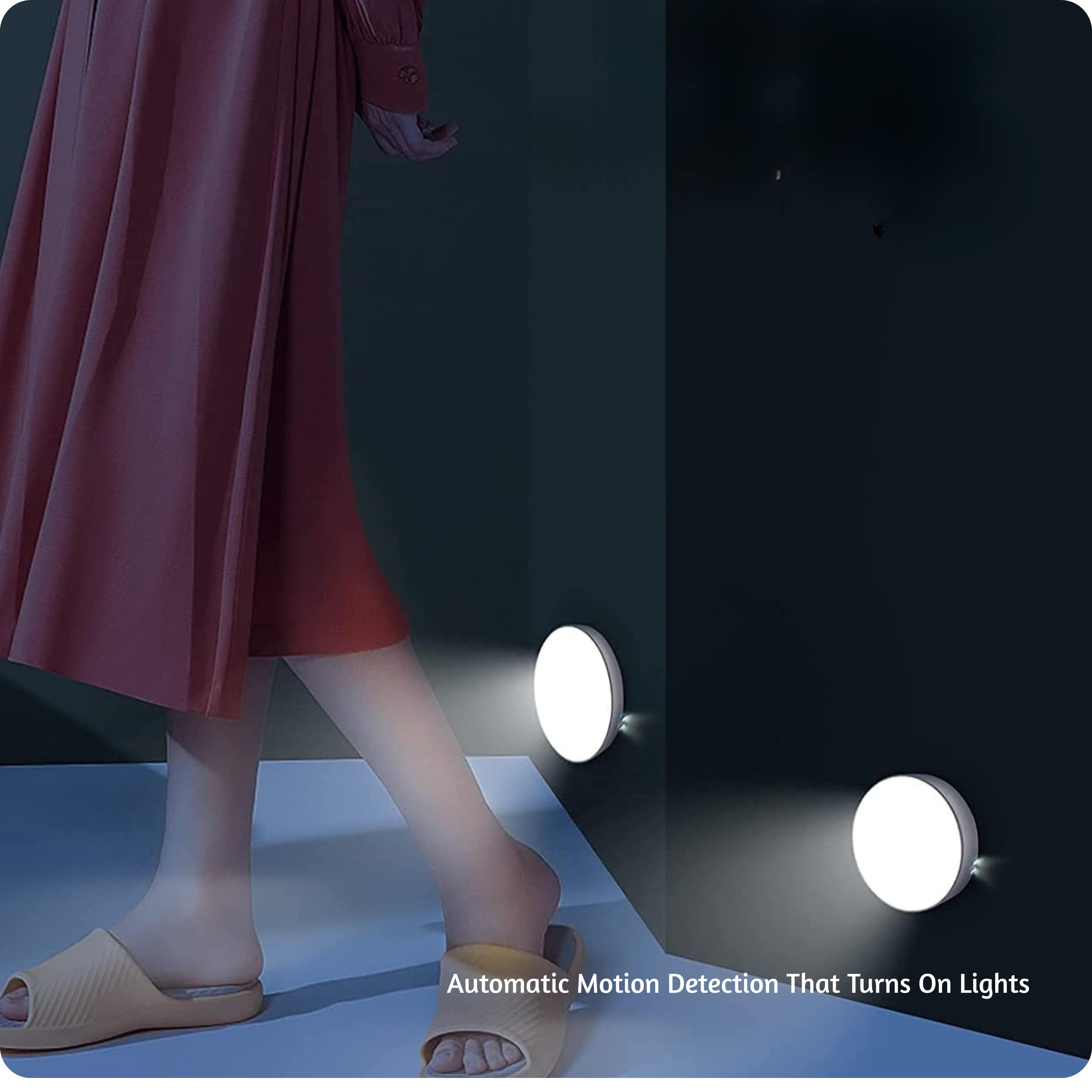 Portable Sensor Light – Motion-Activated & Energy-Saving, portable, motion-activated sensor # Pack of 2 light—perfect for closets, stairs, bathrooms, and more.
