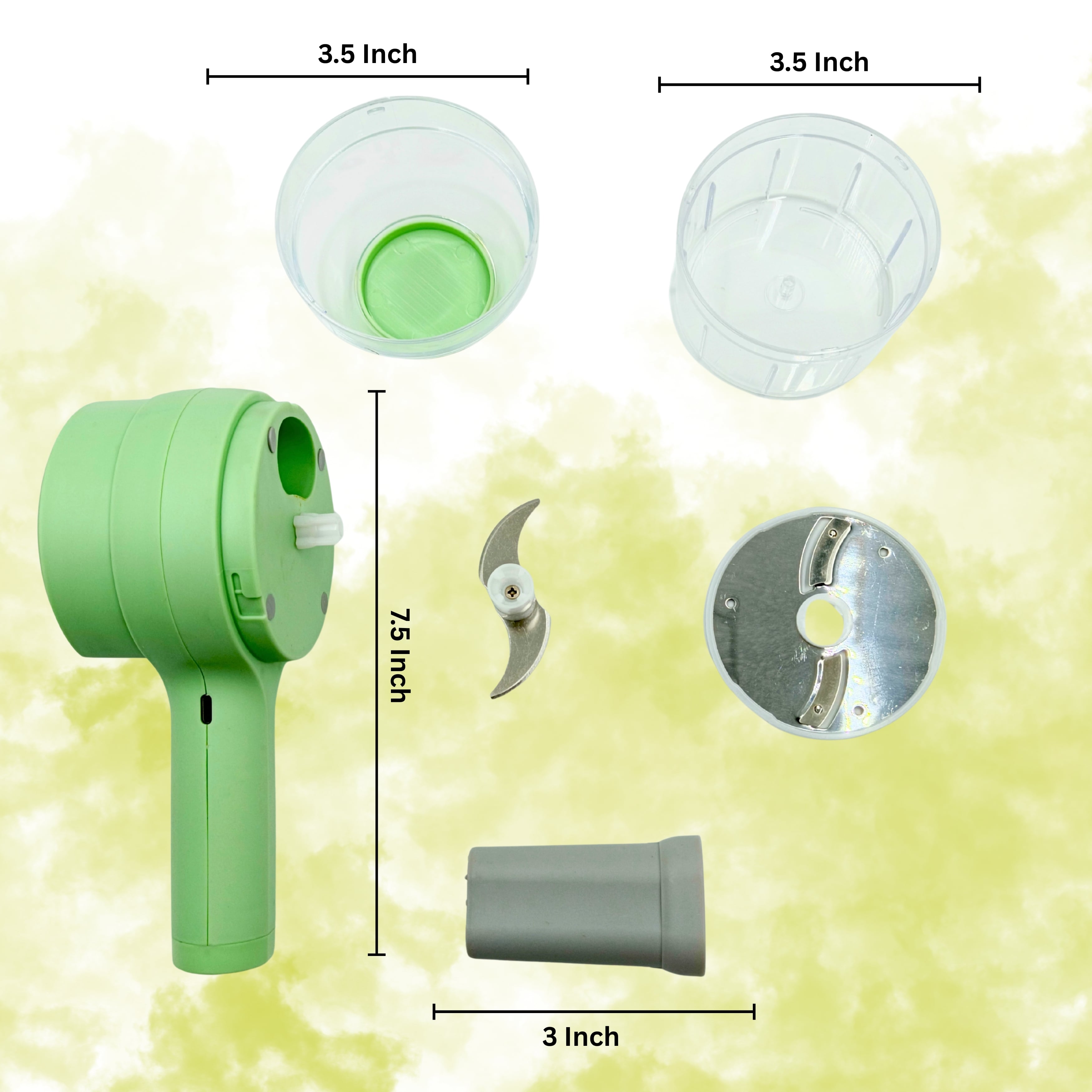 4-in-1 Vegetable Chopper – Quick & Easy Cooking - Chop, dice, slice, and grate your vegetables effortlessly