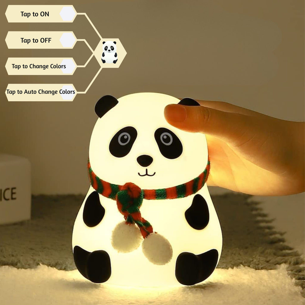 Cute Panda Lamp – Soft Glow Night Light for Kids & Home, Add a touch of cuteness and warmth with this Panda Lamp—perfect for children’s rooms, nurseries, or cozy corners.