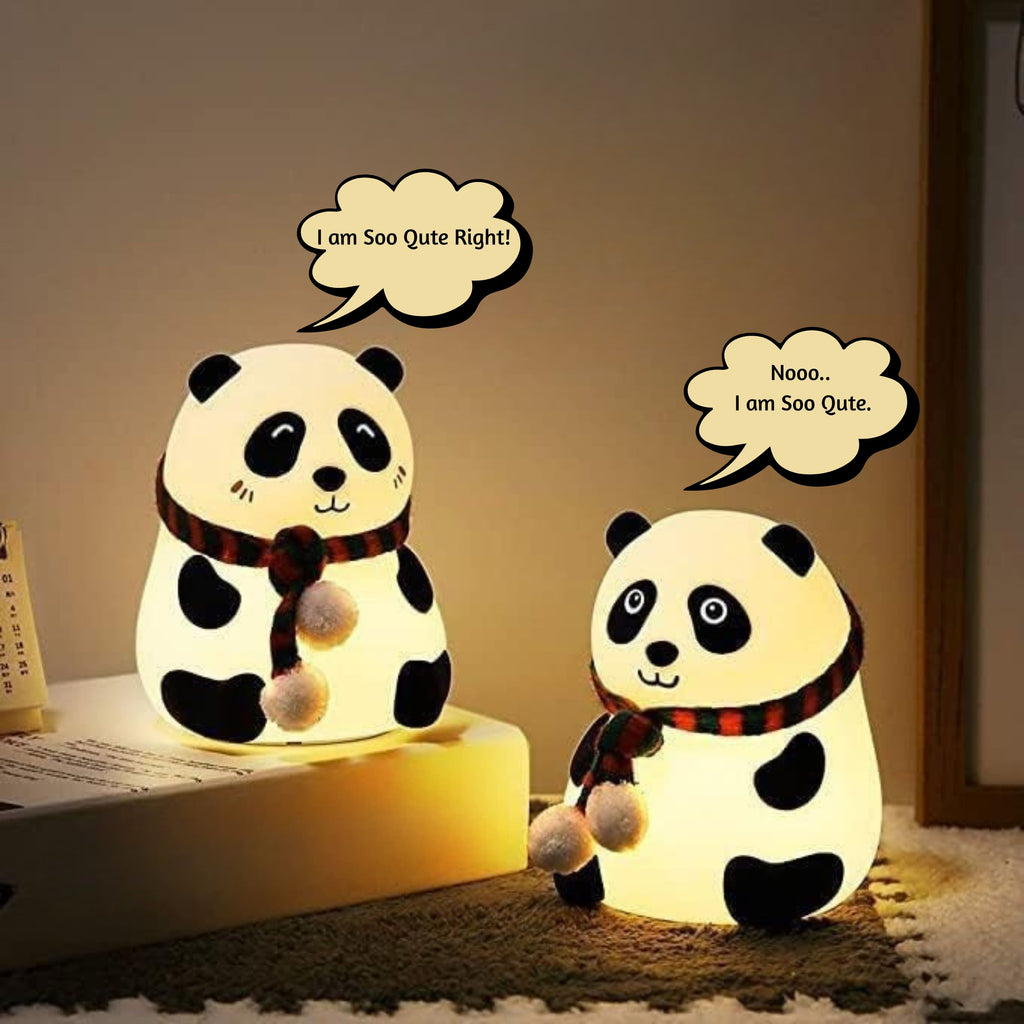 Cute Panda Lamp – Soft Glow Night Light for Kids & Home, Add a touch of cuteness and warmth with this Panda Lamp—perfect for children’s rooms, nurseries, or cozy corners.
