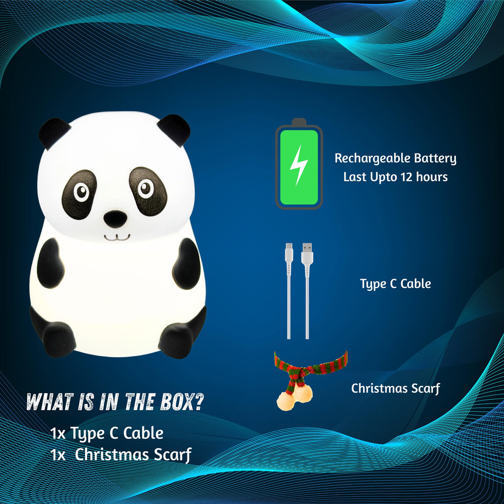 Cute Panda Lamp – Soft Glow Night Light for Kids & Home, Add a touch of cuteness and warmth with this Panda Lamp—perfect for children’s rooms, nurseries, or cozy corners.