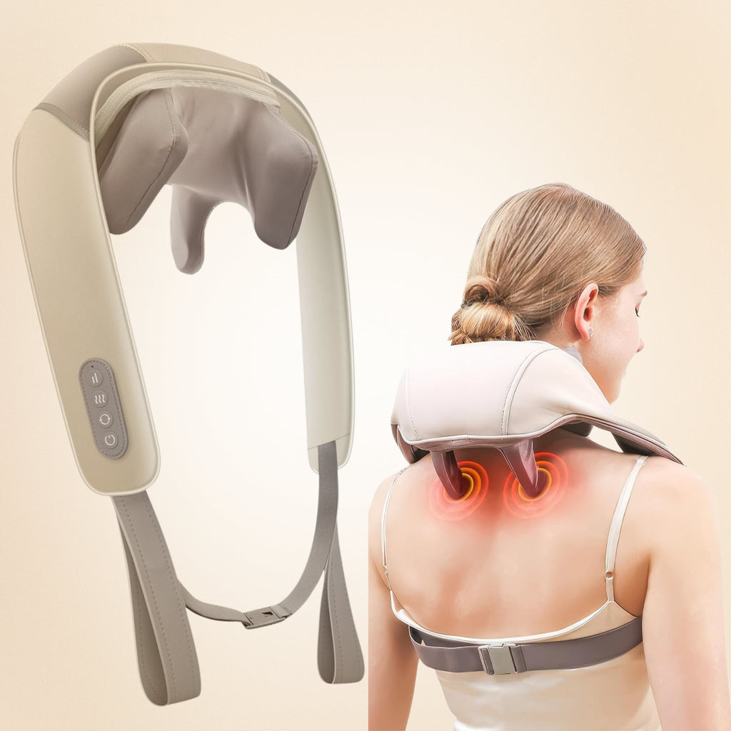Neck Massager – Relaxation & Pain Relief Anytime, Anywhere, Soothe stiff muscles and relieve tension with this portable neck massager—perfect for home, office, or travel.