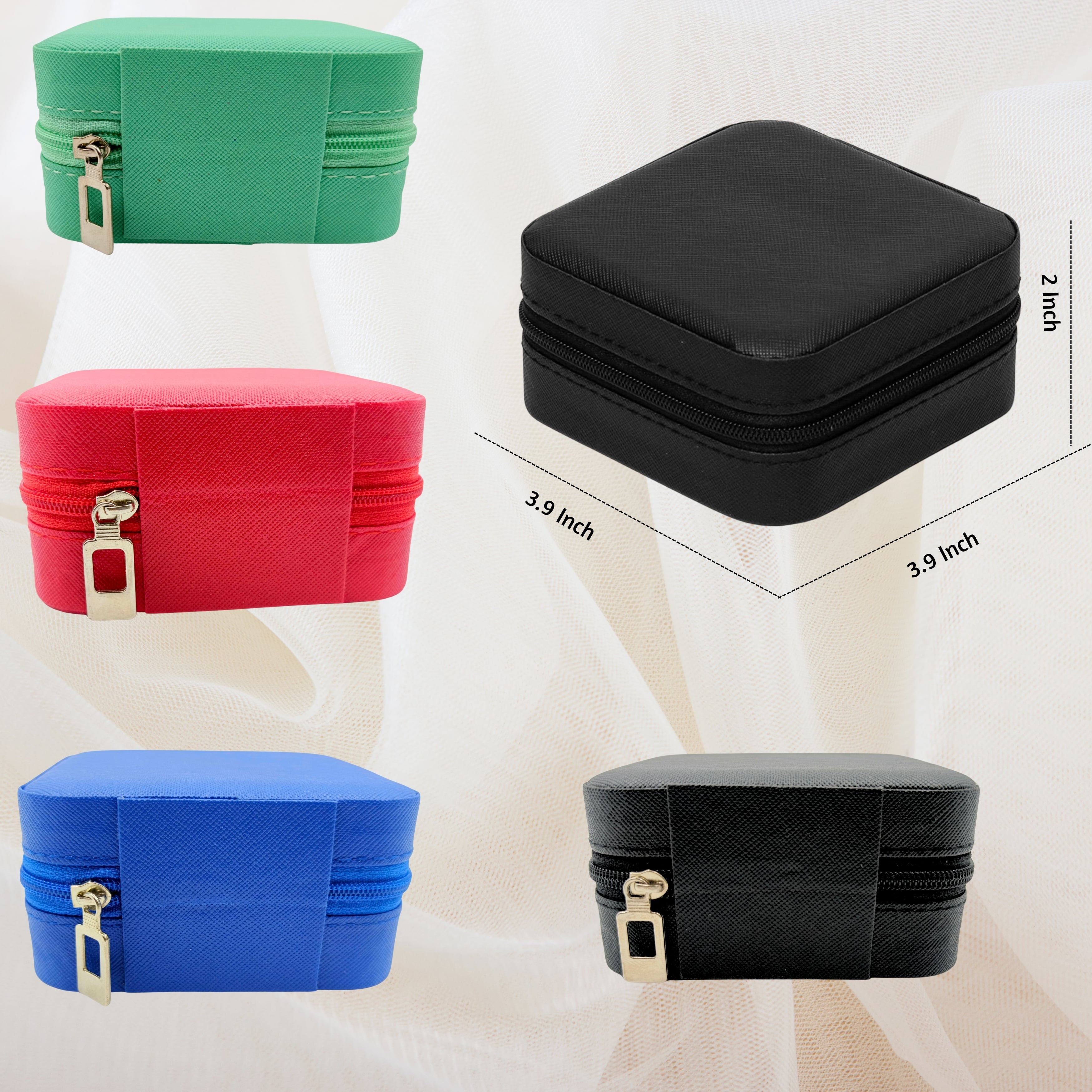 Cute & Compact Jewellery Box – Stylish Storage for Your Precious Jewellery Like Studs, Earrings, Chains and Bracelet
