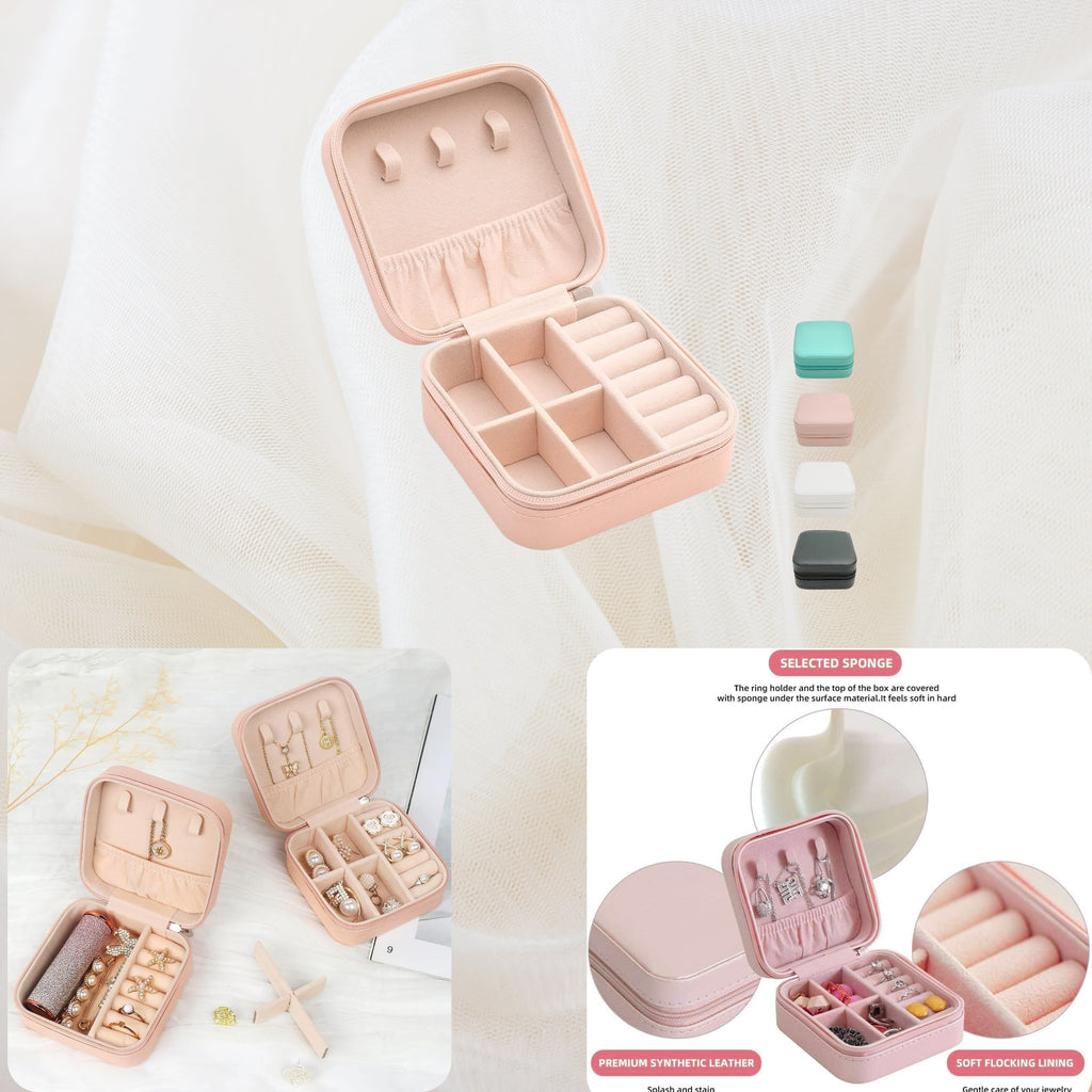Cute & Compact Jewellery Box – Stylish Storage for Your Precious Jewellery Like Studs, Earrings, Chains and Bracelet